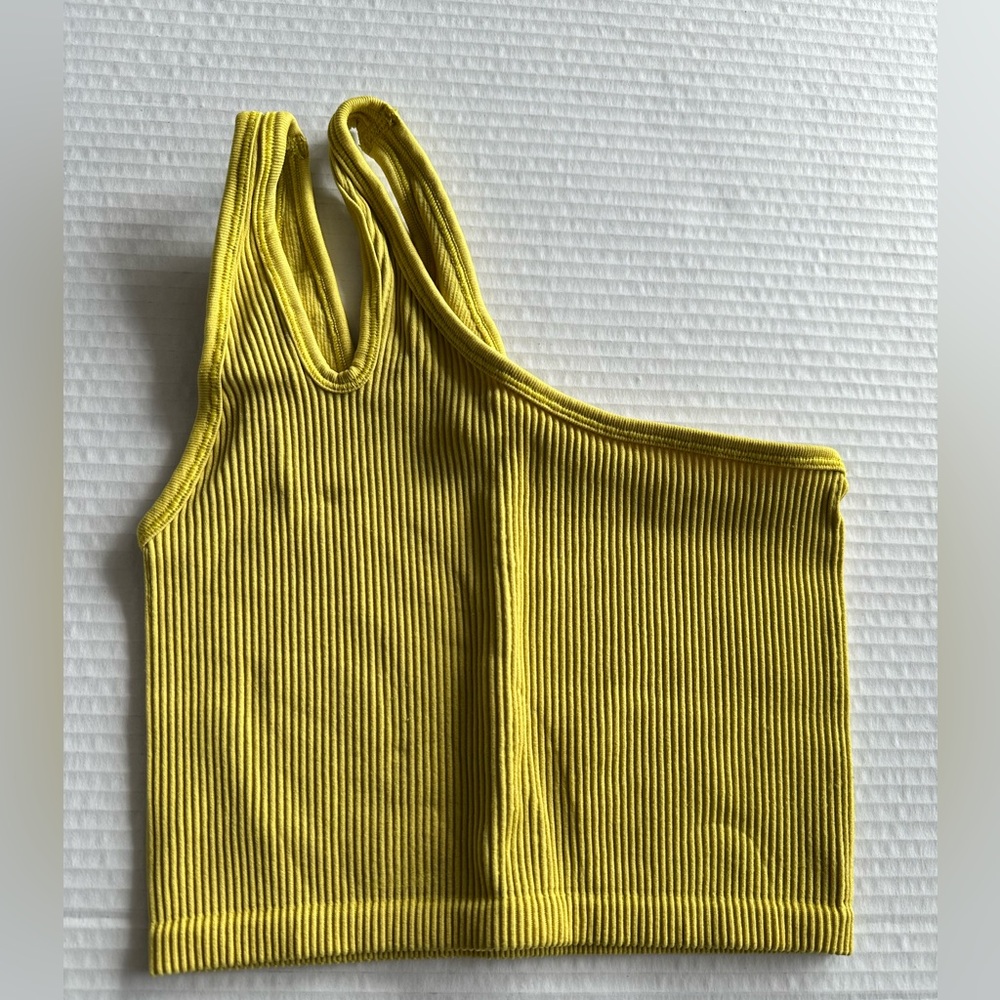 Aerie Offline womens one shoulder crop top